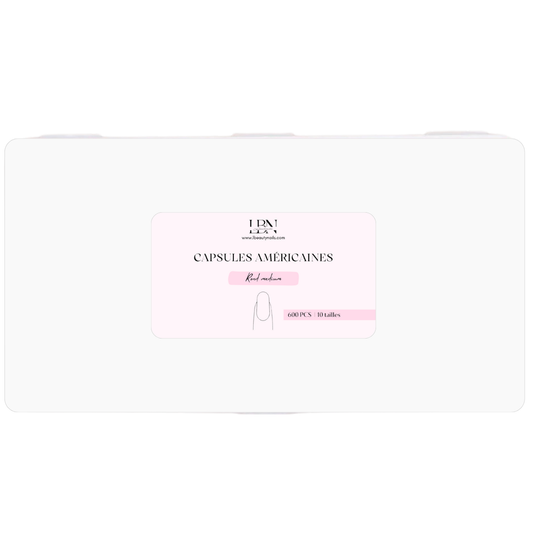 Capsules américaines rond medium - Lbeautynails