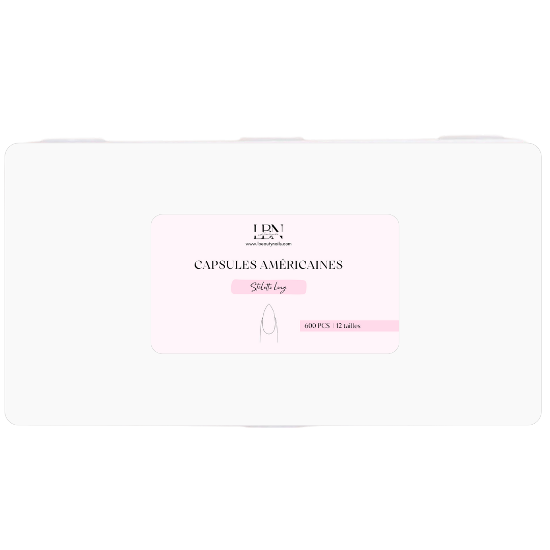 Capsules américaines stiletto long - Lbeautynails
