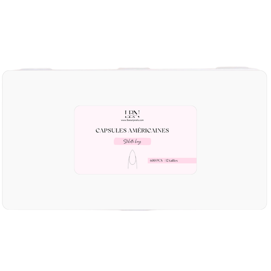 Capsules américaines stiletto long - Lbeautynails