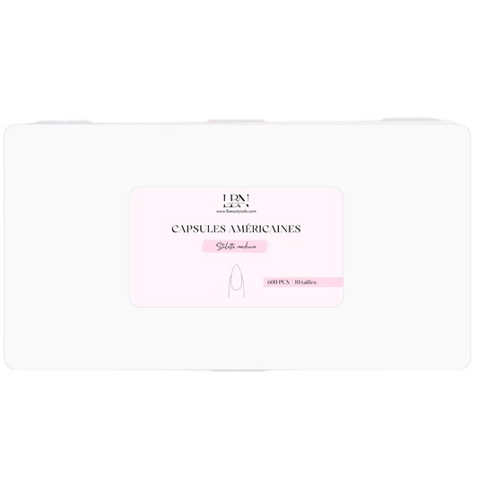 Capsules américaines stiletto médium - Lbeautynails