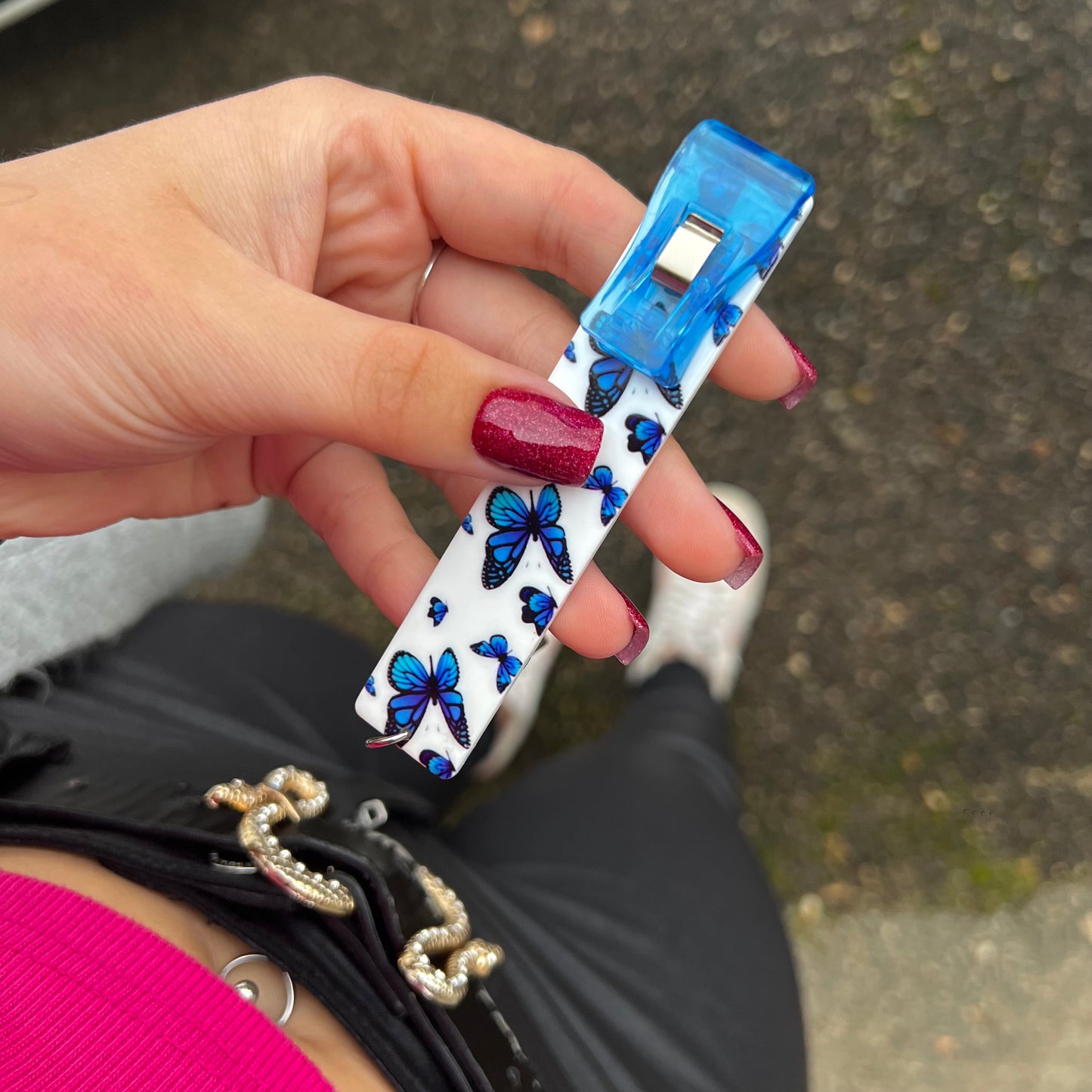 Pince à CB bleu - Lbeautynails