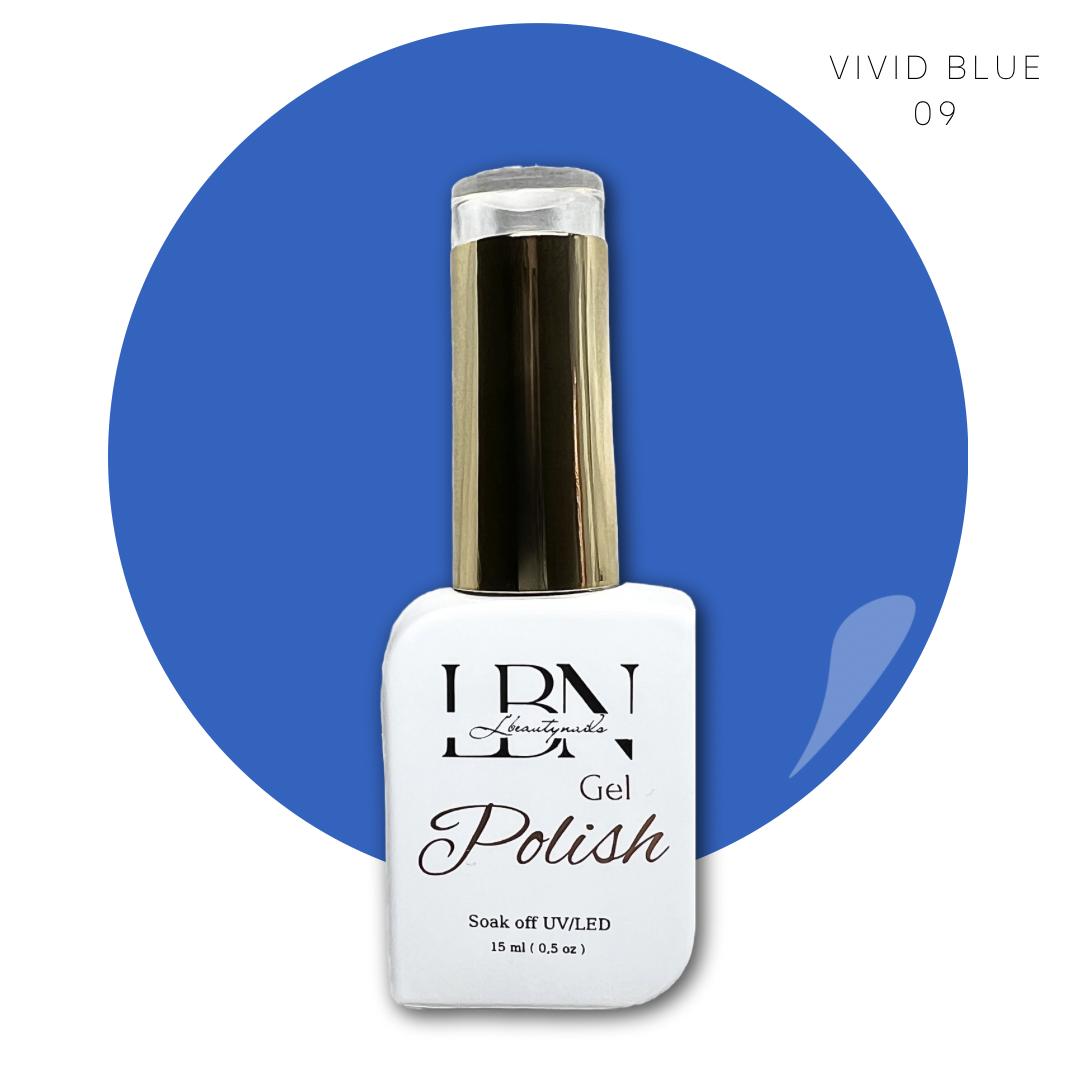 Vivid blue 09 - Lbeautynails