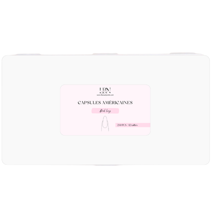 Capsules américaines oval long - Lbeautynails