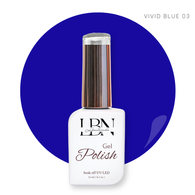 Vivid blue 03 (vitrail) - Lbeautynails