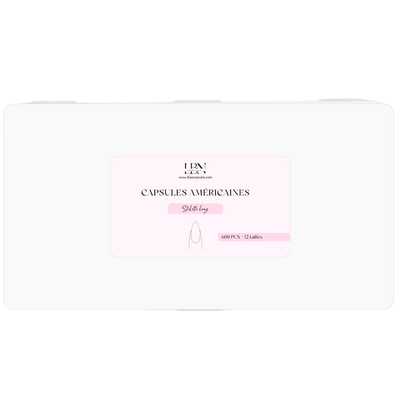 Capsules américaines stiletto long - Lbeautynails