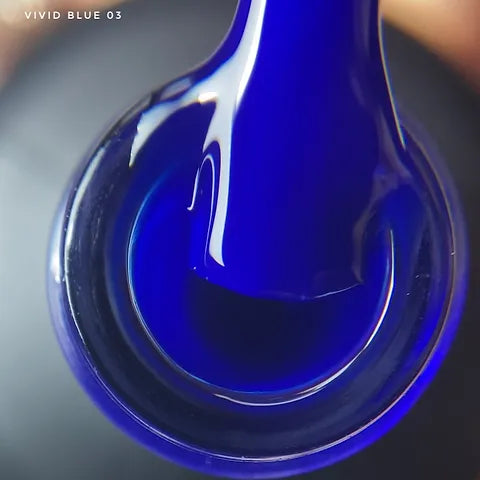 Vivid blue 03 (vitrail) - Lbeautynails