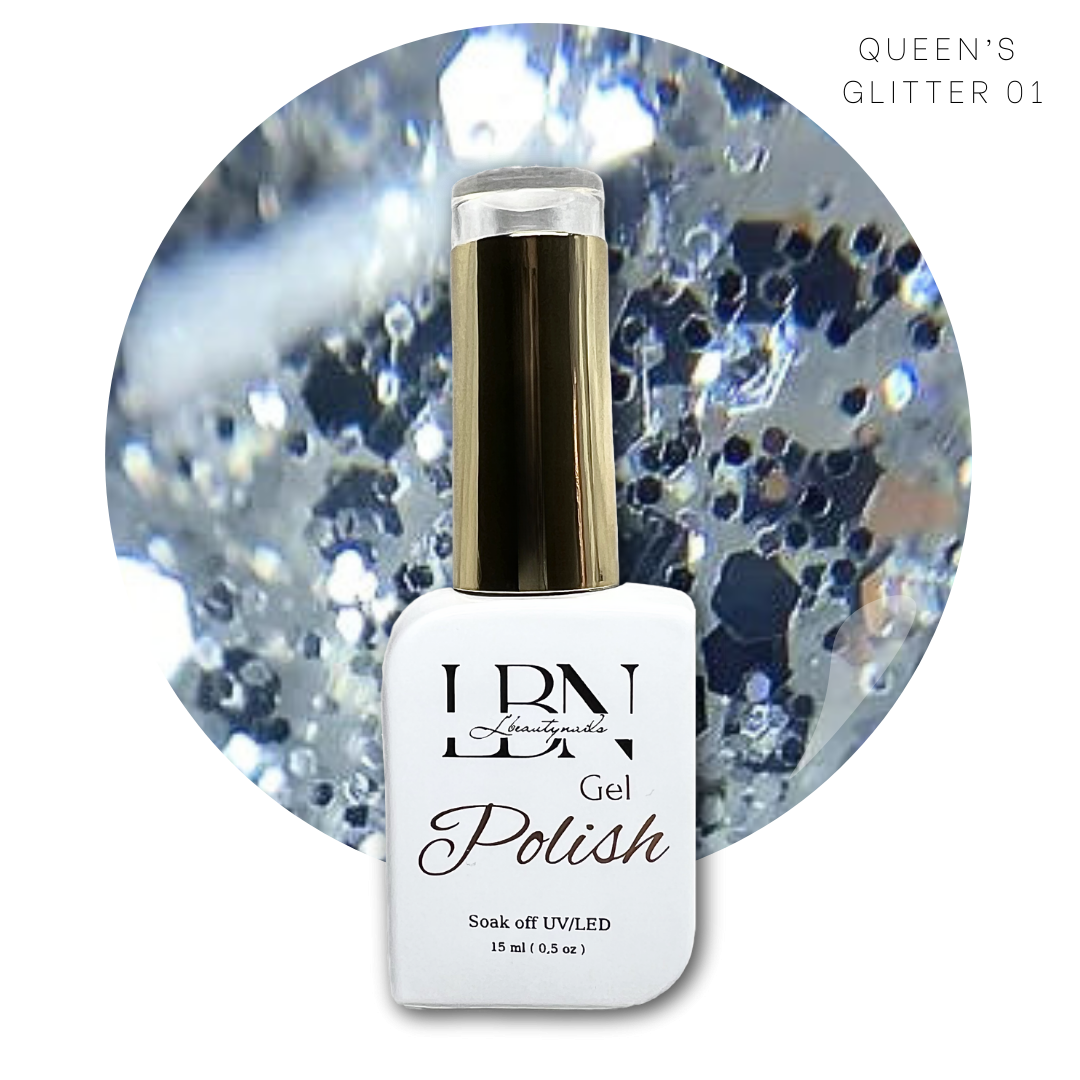 Queens glitter 01 - Lbeautynails